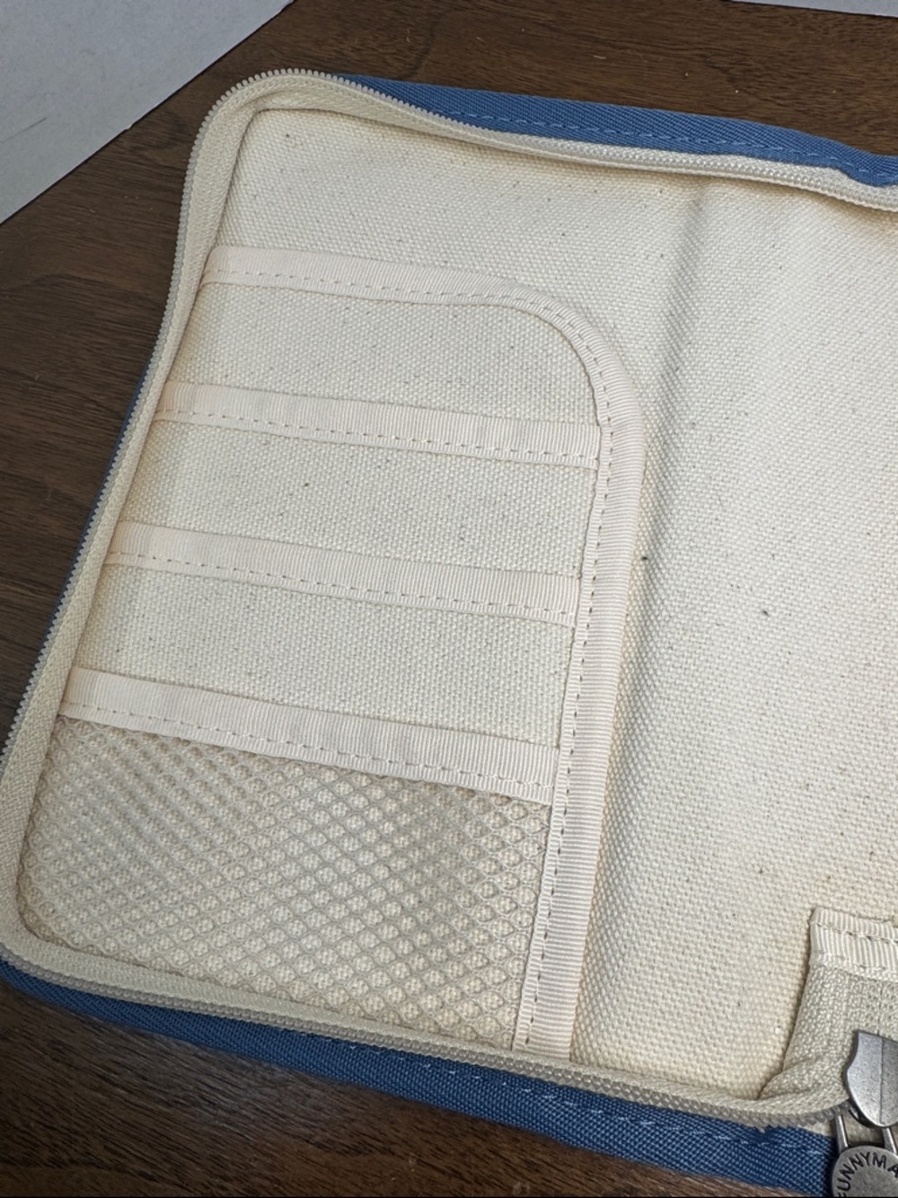 MochiThings Canvas Today Pouch for Weekly Planner Insert in SOLD OUT Indi Blue - Picture 12 of 16